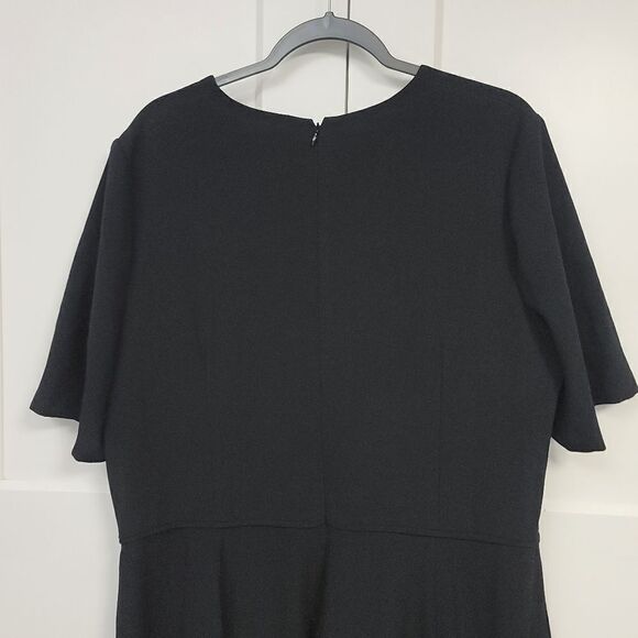 Gal Meets Glam Edith City Crepe Fit & Flare midi dress, size 20 - Picture 9 of 10